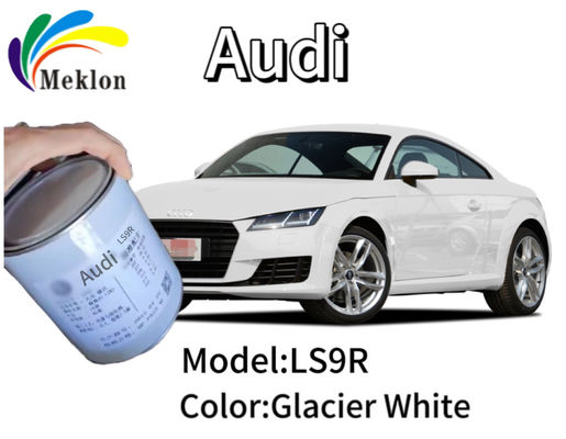 Stabiel, onschadelijk, gemengd autoverf, vochtdicht Audi Glacier witte verf.