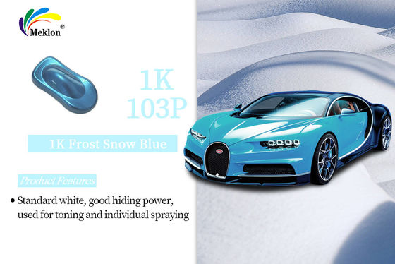 Goede glans 1K Frost Sneeuw Blauwe kleur Tinturen Autocoating Repair Auto Refinish Verf