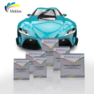 Goede glans 1K Frost Sneeuw Blauwe kleur Tinturen Autocoating Repair Auto Refinish Verf
