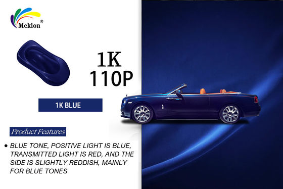 Goede dekking 1K Stand Blauw Chinese Automotive Coating /Car Paint /Auto Refinish Paint