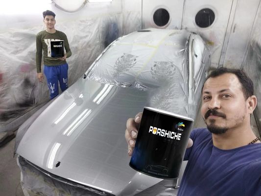 Stabiel Diamant Metalen Zilveren Auto Verf Meerdoelig Waterdicht