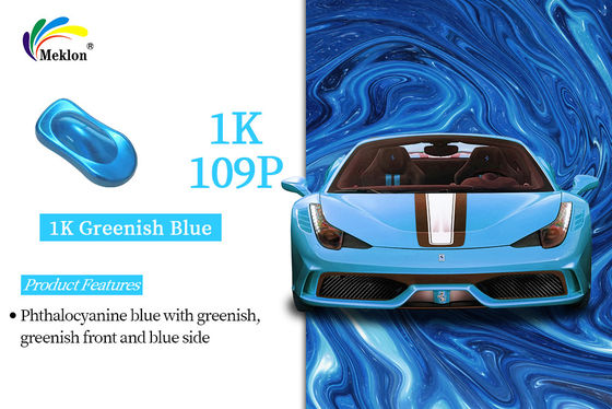 Good Gloss Car Body Coating 1K Groenblauw Intermix Automotive Refinish Paint
