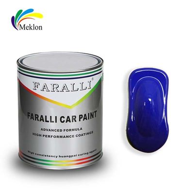 1K Brilliant Blauw carrosseriecoating Autoverf Roestbestendige sneldrogende 1K Metalen verf