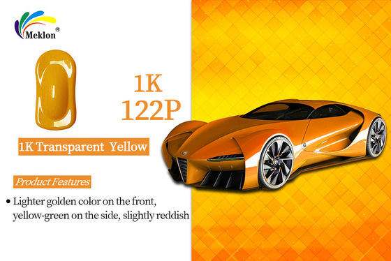 Anti-UV halfglanzend polyester 1K transparante gele coating metalen autoverf
