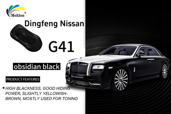 Dongfeng Nissan G41 Obsidian Zwart Verf Auto Verf Subltle Metalen Glanzend Acryl