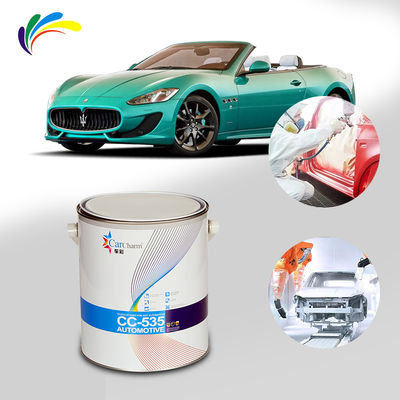 1K Solid Color Automotive Base Coat Paint Geel groen Auto Verf