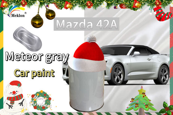Op maat gemaakte formule voor 42A Meteor Grijs goede autoverf Voor Mazda