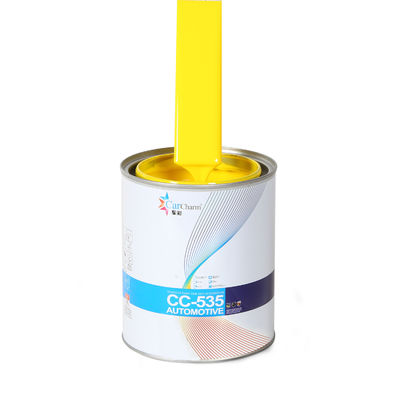 Lage geurconcentratie Auto Base Coat Bescherming citroen geel Auto Verf
