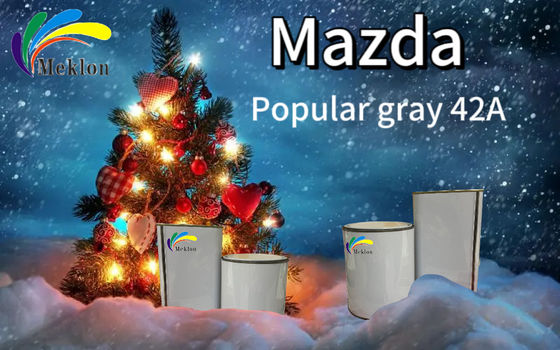 Op maat gemaakte formule voor 42A Meteor Grijs goede autoverf Voor Mazda