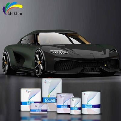 2K Pure Black Refinish Car Paint 4L Low Voc Deep Black Effect van P-237