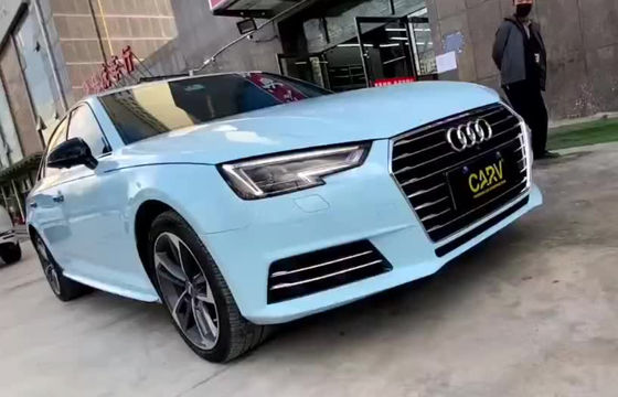 Klaar gemengde autoverf voor Audi LX5D Glacier Blauw met kleurmatching coat