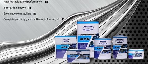 Langdurige 2K Pure White Refinish Auto Verf voor hoge temperatuur weerstand