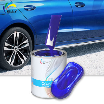 Briljante blauwe parel auto verf verf high gloss met auto voorraad