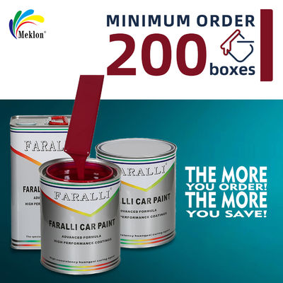 Groothandel Rood High Performance Automotive Auto Refinish Repair Coating Car Paint Cooper Powder Car Paint Droogtijd 2-3 uur