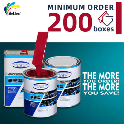 Auto Body 1K Basecoat Rood Kleuren Kristallen Coating Automotive Spray Auto Base Auto Verf