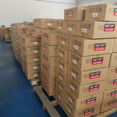 1K Smaragdgeel Goed hechtingsvermogen Sterk bedekkend vermogen Hoge chroom autoverf basiscoat