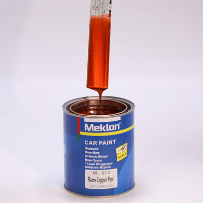 Automotive 1K Flame Copper Pearl Acrylic Liquid Coating Easy Application Car Paint Mixing System Fabriek Groothandelsprijs