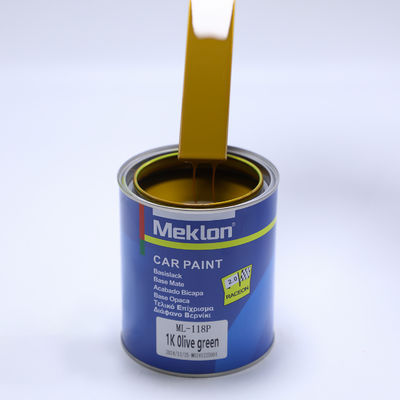1K High Performance Olive Green Car Paint Hars Vloeibare Coating voor Acrylverf met poederachtige verschijning