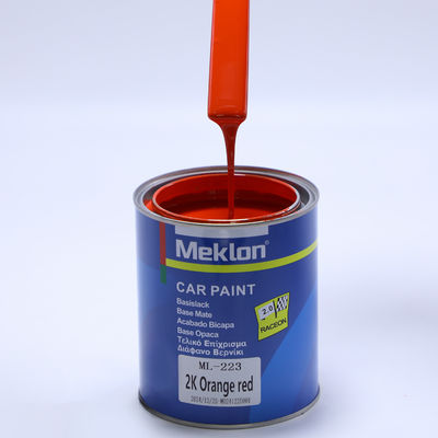 Goed evenwicht 2K Oranje Rood Metalen Autoverf Acryl Vloeibare Beschermingsspray