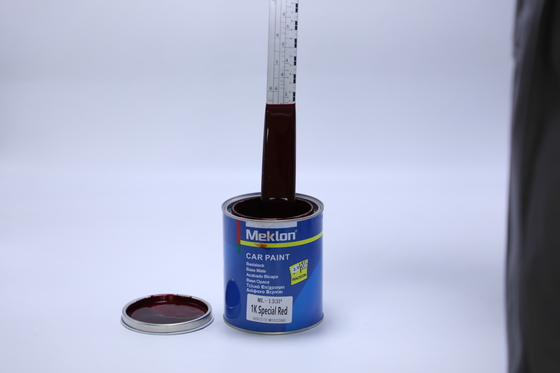 Chemisch bestendige afwerkingslak voor auto's MK133 Geavanceerd dieprood UV-bestendige acryl autolak