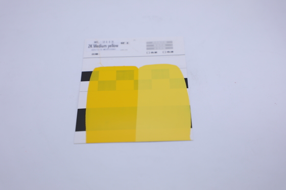 MK2113 Warm verkoop UV-bestendige matte textuur Neutrale gele autoverf