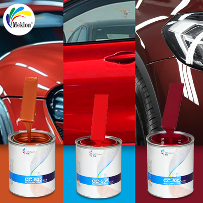 Professionele hoogwaardige, snel droogende, klassieke, pure rode acryl autoverf met uitstekende slijtvastheid en krasbestendigheid, industriële sterkte en duurzaamheid