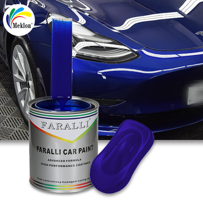 Sneldrogende en efficiënte Deep Blue Metallic lak die overeenkomt met de originele fabriekskleur voor autospuitwerk
