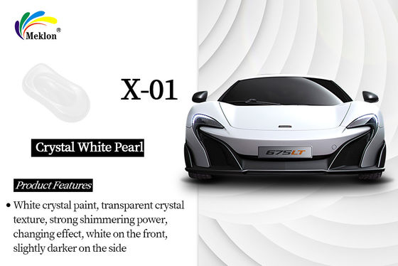 1K Auto Verf Refinish Coating Crystal Pearl Color Primer Crystal witte autoverf