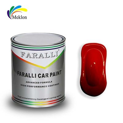 Geavanceerde grondstoffen Autoverf Hoge toepassing HS 1K Crystal Red Car Paint
