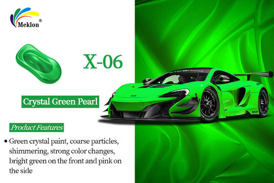 1K Crystal Green Pearl Paints Uitstekende prestaties Auto Refinish Car Body Paint