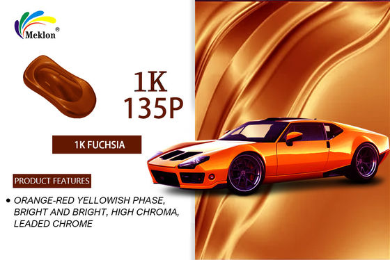Oranje-rood Acrylische heldere vacht Automotive verf Waterdicht Niet-toxisch