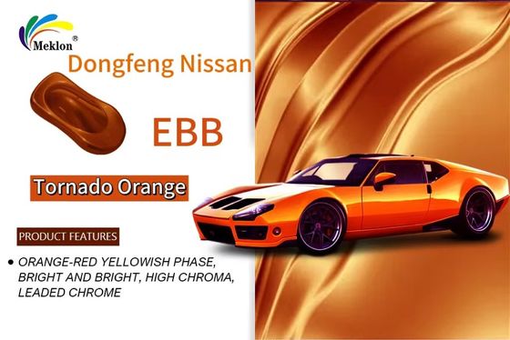 Dongfeng Nissan EBB Tornado Oranje Autovernieuwing Verf Lage VOC-niveaus