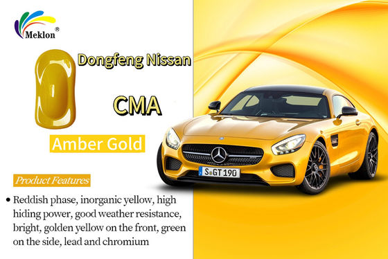 Dongfeng Nissan CMA Amber Gold Refinish Auto Verf Goede duurzaamheid