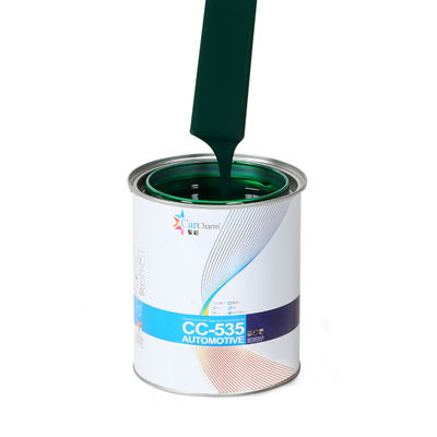 1K Solid Color Automotive Base Coat Paint Geel groen Auto Verf