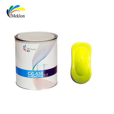 Lage geurconcentratie Auto Base Coat Bescherming citroen geel Auto Verf