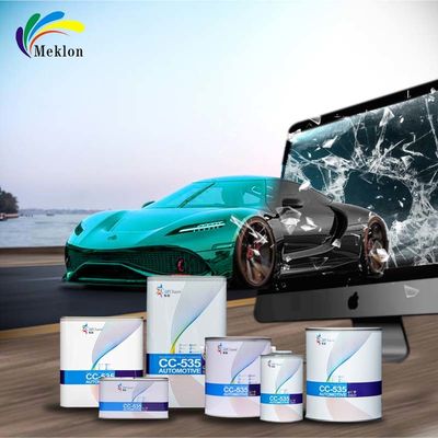 Klaar gemengde autoverf voor Audi LX5D Glacier Blauw met kleurmatching coat