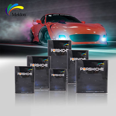 Hoogglanzend en dieprood met fuchsia parel Verf auto's