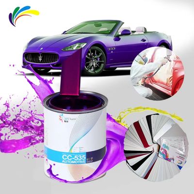 Professionele autoreparatie verf, paarse autoreparatie verf 2K autoreparatie topcoat
