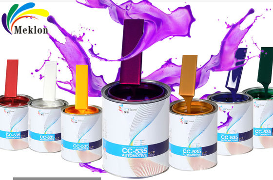 Professionele autoreparatie verf, paarse autoreparatie verf 2K autoreparatie topcoat