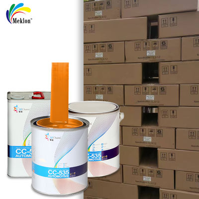 slijtvast en krasvast Oranje autoverf Topcoat Acryl Aotu Coat Voor auto reparatie
