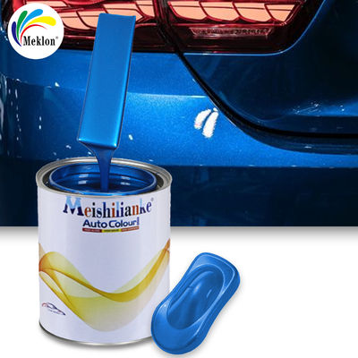 Acrylische auto 1K basisverf Blauwe kleur Acrylische polymeer autoverf Auto verf Verf Auto PU kleur Polyurethane spuitverf
