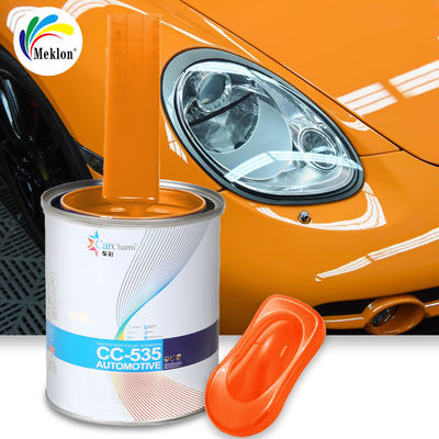 Autoverf Uitstekend Afdekken 1K 2K oranje Kleur Automotive Base Coat Refinish Auto Verf