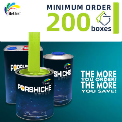 1K gele groene autoverf basiscoat voor bestand tegen dagelijkse milieu-impacten