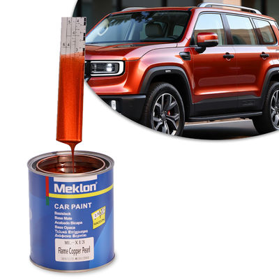 Automotive 1K Flame Copper Pearl Acrylic Liquid Coating Easy Application Car Paint Mixing System Fabriek Groothandelsprijs