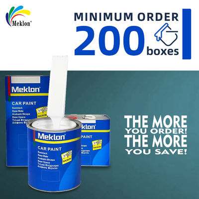 Hoge solide autofinish 1K ruwe witte parel lak hoogglans helder coat mixing systeem hars vloeibare coating spray fabriek