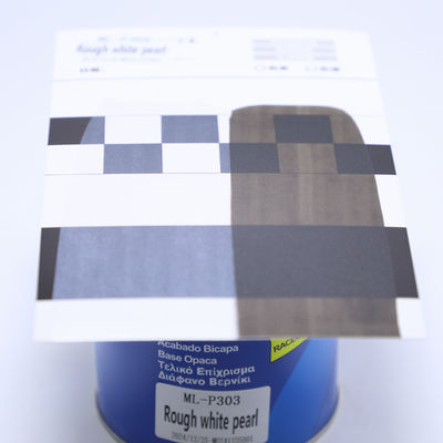 Hoge solide autofinish 1K ruwe witte parel lak hoogglans helder coat mixing systeem hars vloeibare coating spray fabriek