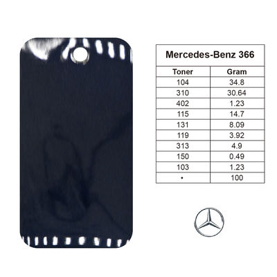 Premium 1K Blauwe Parelmoer Acryllak voor Mercedes-Benz DB366 Milieuvriendelijke Watergedragen Formule​