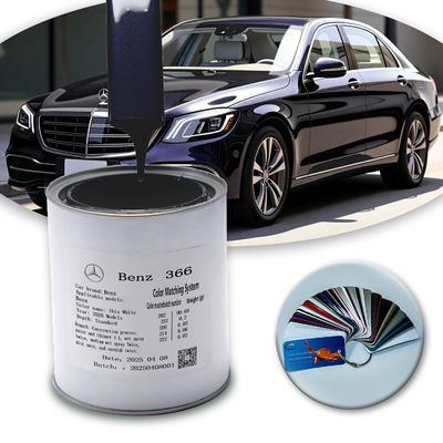 Premium 1K Blauwe Parelmoer Acryllak voor Mercedes-Benz DB366 Milieuvriendelijke Watergedragen Formule​