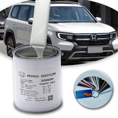 Schramweerstand Honda NH552M 1K lichtgrijze zilveren acryl autoverf