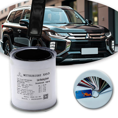 Aangepaste Afwerking Autolak MITSUBISHI X03 1K Black Pearl Acryllak Voor Extreem Weer En Complexe Wegomstandigheden
